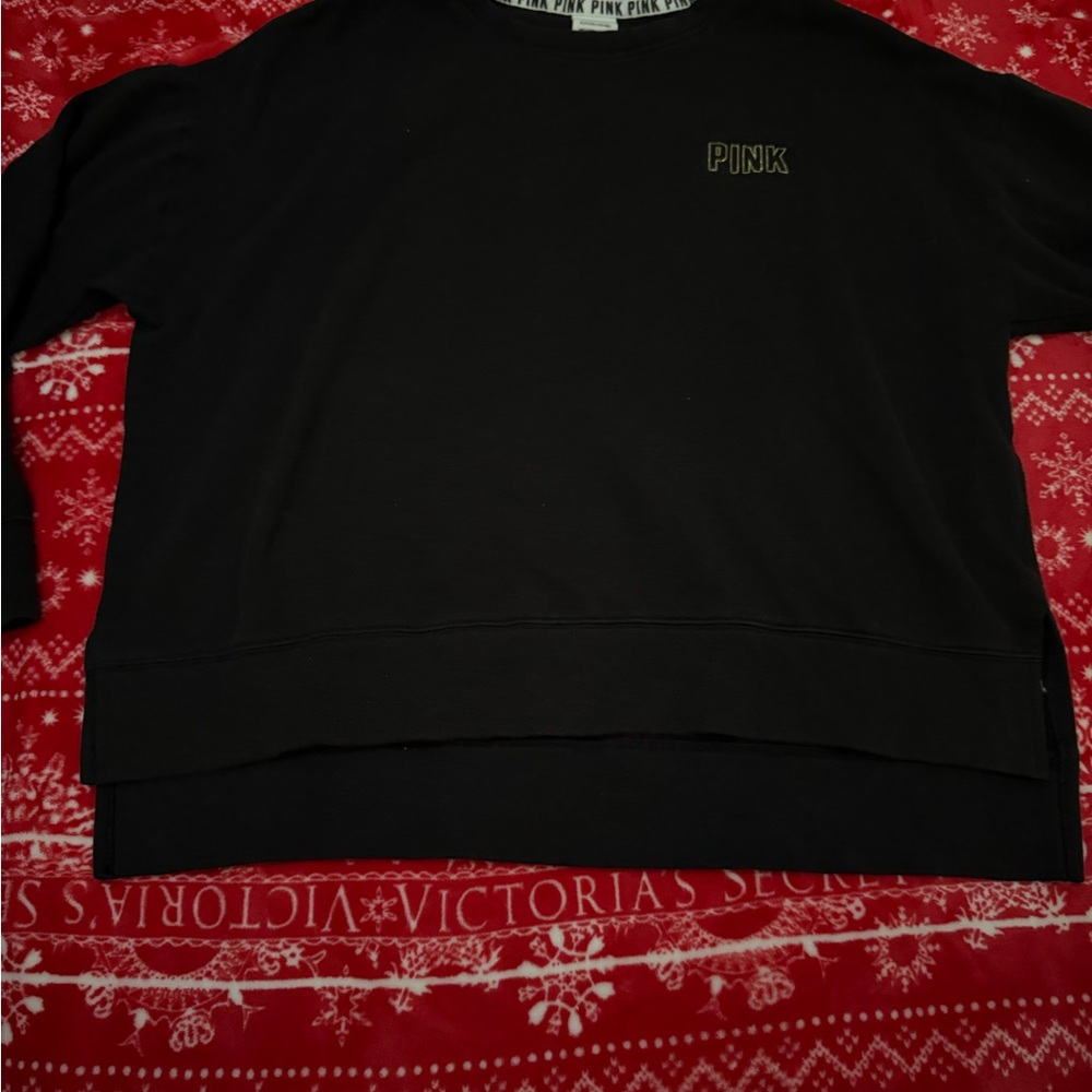 Pink Black Sweatshirt
